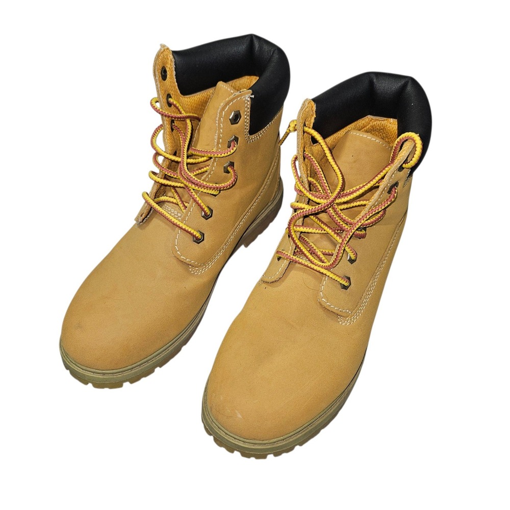 Ozark Trail Rugged Work Boots Wheat Tan Faux Suede Sz 9 MNOT46DP001